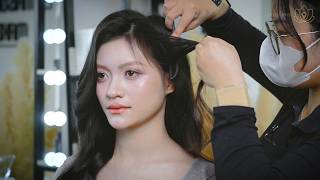 CLOSE-UP | Beautiful Transformation | Asmr Careful & Detailed Makeup & Hair Styling