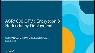 ASR1000 OTV Encryption & Redundancy Deployment