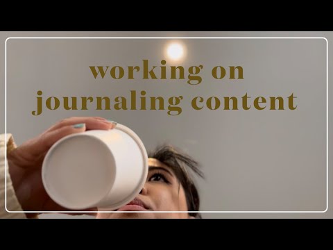 working on journaling calendars (feb vlog) | binxeyes