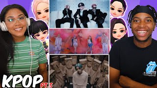 REACTING TO KPOP (STRAY KIDS , TREASURE, KARD , BLACKPINK and P1Harmony ) - PART 5