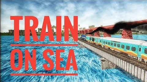 AJMER-RAMESHWARAM Humsafar Express Crossing PAMBAN Bridge | | MSTS Open rails |