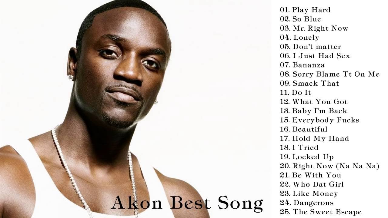 list of all akon songs