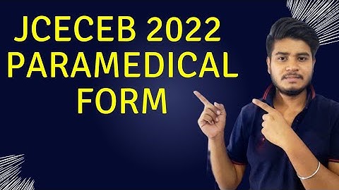Paramedical 2022 JCECEB FORM RELEASED 🔥🔥🔥🔥