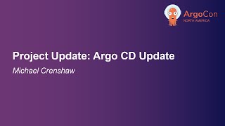 Project Update: Argo CD Update - Michael Crenshaw Wealth