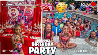 Lani Loves Turning Red Birthday Pool Party 🎉