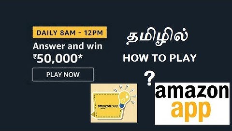 How to play Amazon Quiz contest daily?
