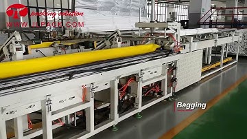 Horizontal PP PPR Pipe Packing Machine / Automatic Offline Plastic Pipe Bundling Machine