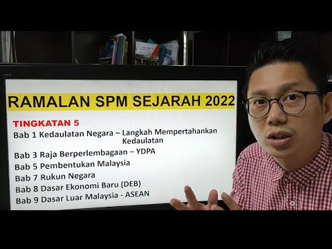 Ramalan Spm Sejarah 2022 Youtube