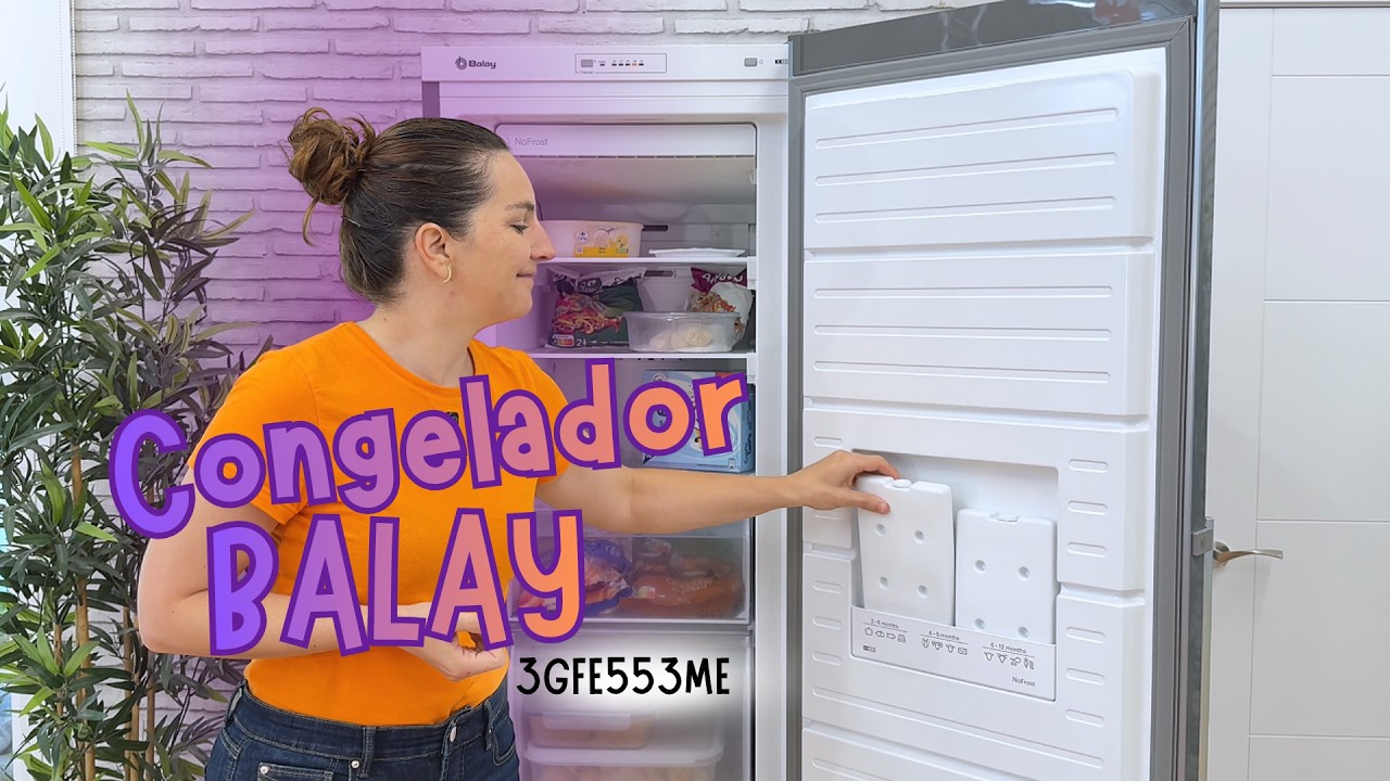 🧊 Balay 3GFE553ME | Congelador vertical 242 litros com gavetas extragrandes e No Frost