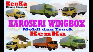 Harga Karoseri Wingbox Mobil dan Truck { Mitsubishi - Hino - Isuzu - Toyota - Nissan ...  dll }