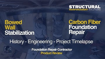 Reinforcing A Concrete Foundation Wall With Carbon Fiber Top Down Video Explainer With Timelapse.