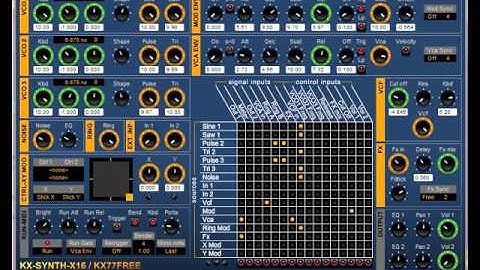 KX-SYNTH-X16 - Modular Vst Plugin