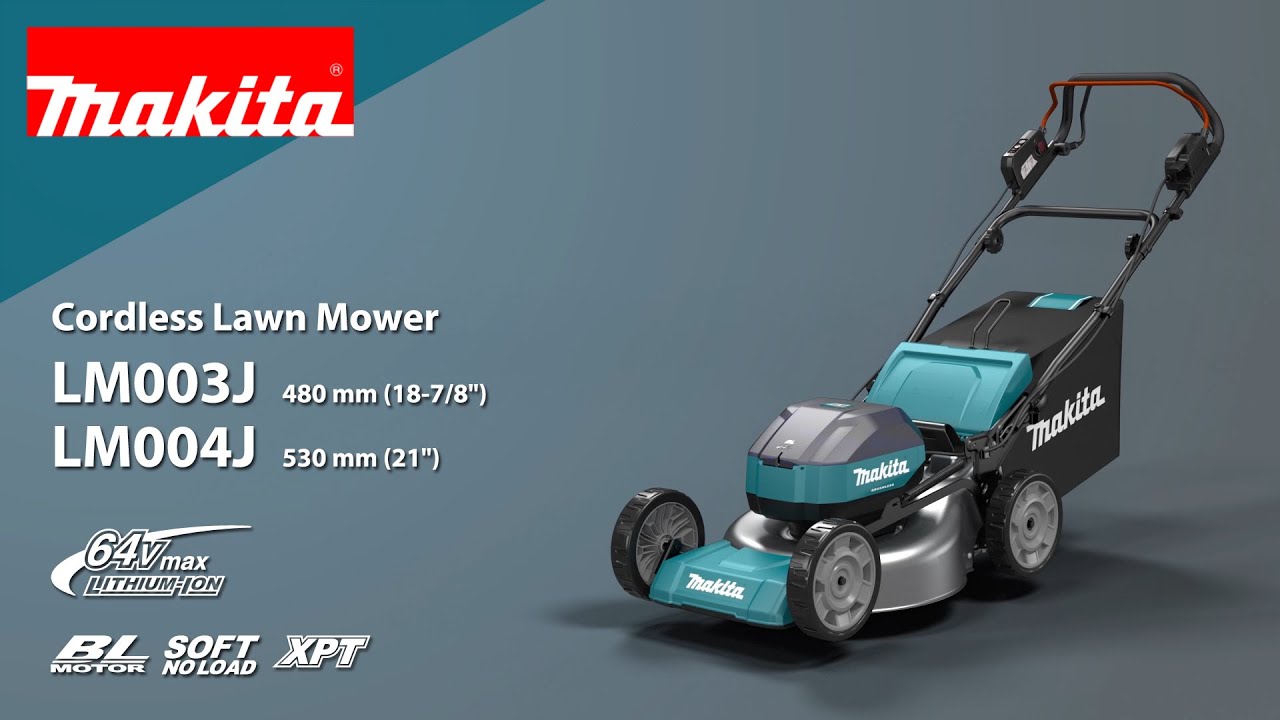 Makita CORDLESS Lawn Mower LM003J AND LM004J YouTube