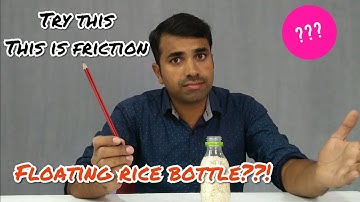 Friction (science project for schools)//fun science