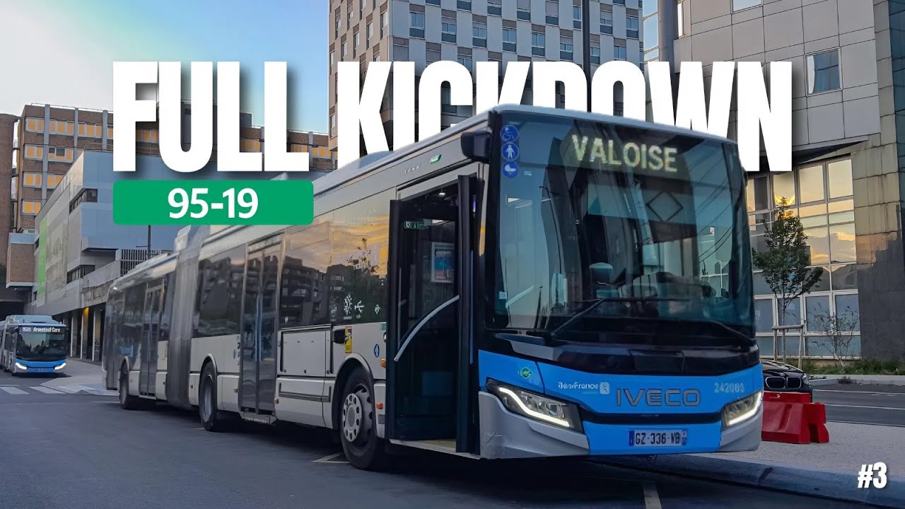 FULL KICKDOWN #3 : Iveco Urbanway 18 GNV sur la 9519 👹