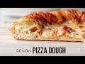 Artisan pizza dough crispy chewy bubbly crust