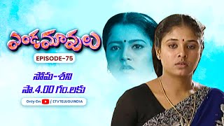 Endamavulu | 29th December 2023 | Full Episode No 75 | ETV Telugu