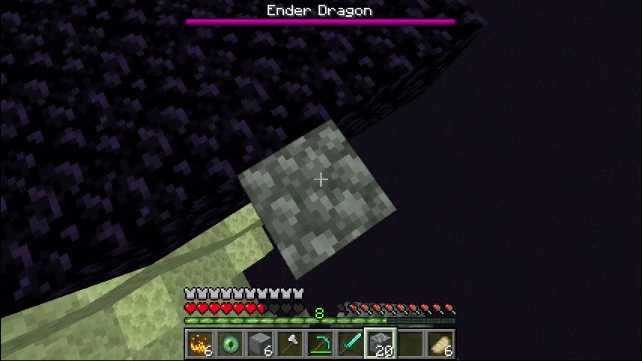 Survive falling in the void in the end (Without Elytra) NEW 1.18 GLITCH