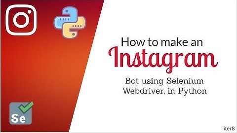 How to make an instagram bot that shows your latest notifications using Python