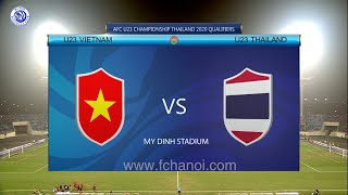 FullMatch U23 Vietnam vs U23 Thailand - Vòng loại Bảng K U23 Châu Á 2020 | Bản đẹp