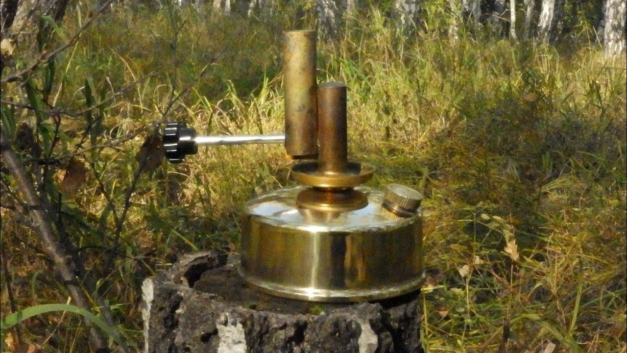 Латунная турбо спиртовка из Китая - YouTube