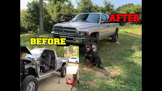 Rebuilding A Wrecked Salvage 2001 Dodge Ram 2500 in 10min like THROTI