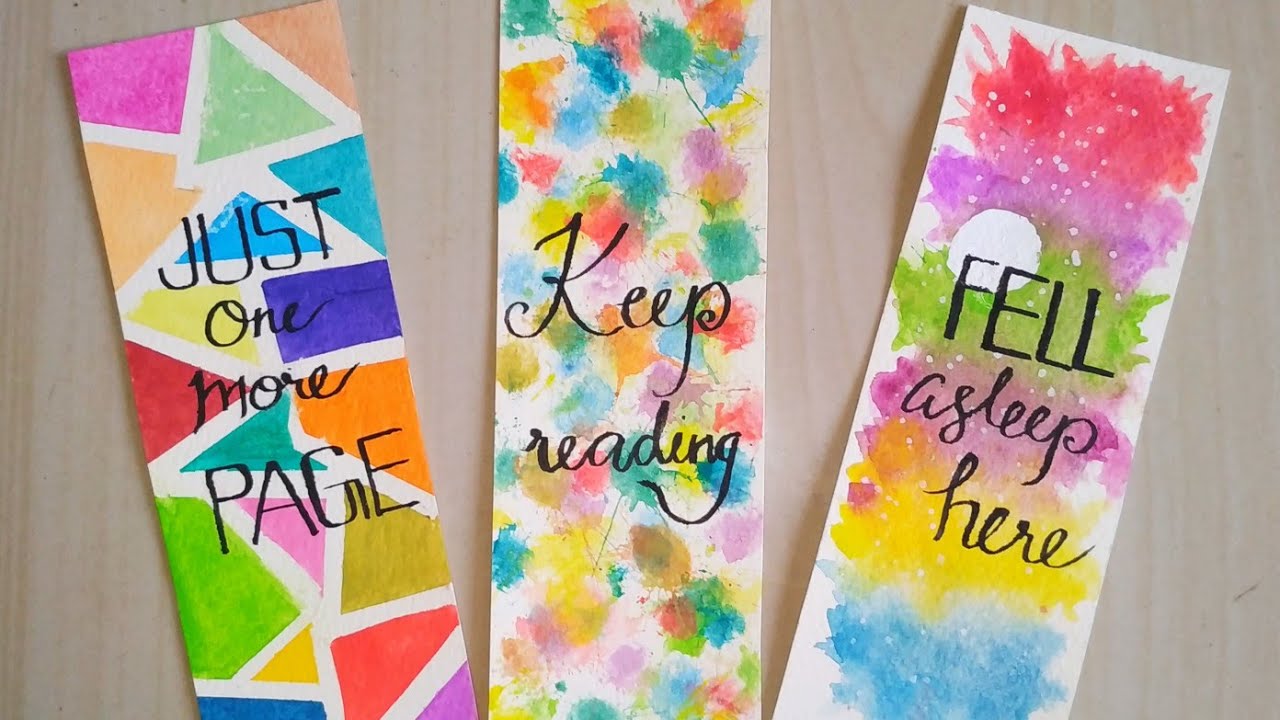 Make Your Own Bookmarks L Easy Diy Bookmark Ideas L 3 Super Easy