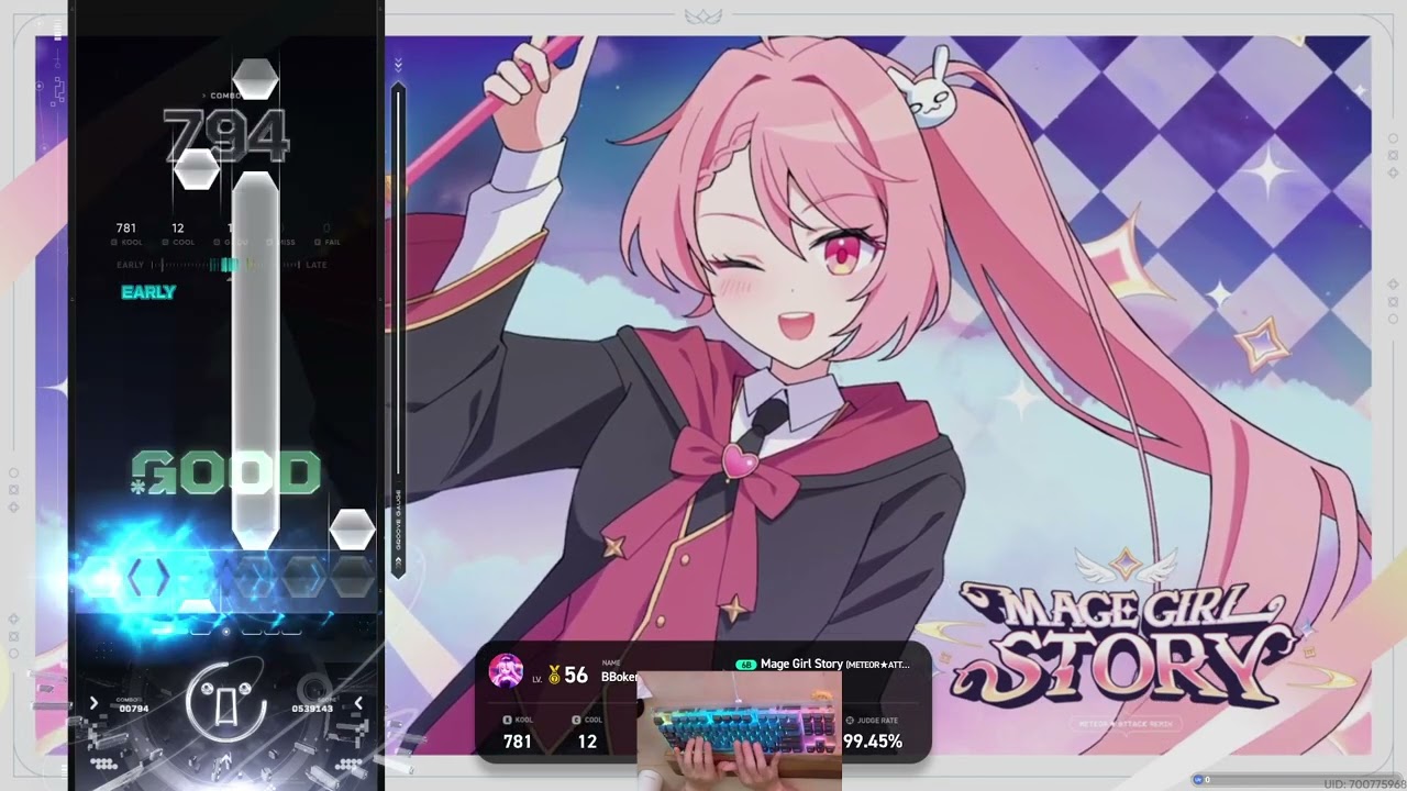 SW(스웨그키) AA HE 타건음 IN EZ2ON