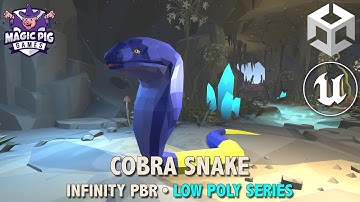 Low Poly Character - Cobra Snake