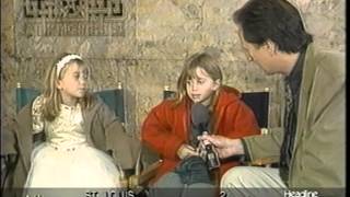 Olsen twins interview.Age 9.1995