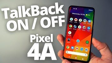 Google Pixel 4a : How to Disable Talkback  ( Turn it ON or OFF ) Accessibility settings