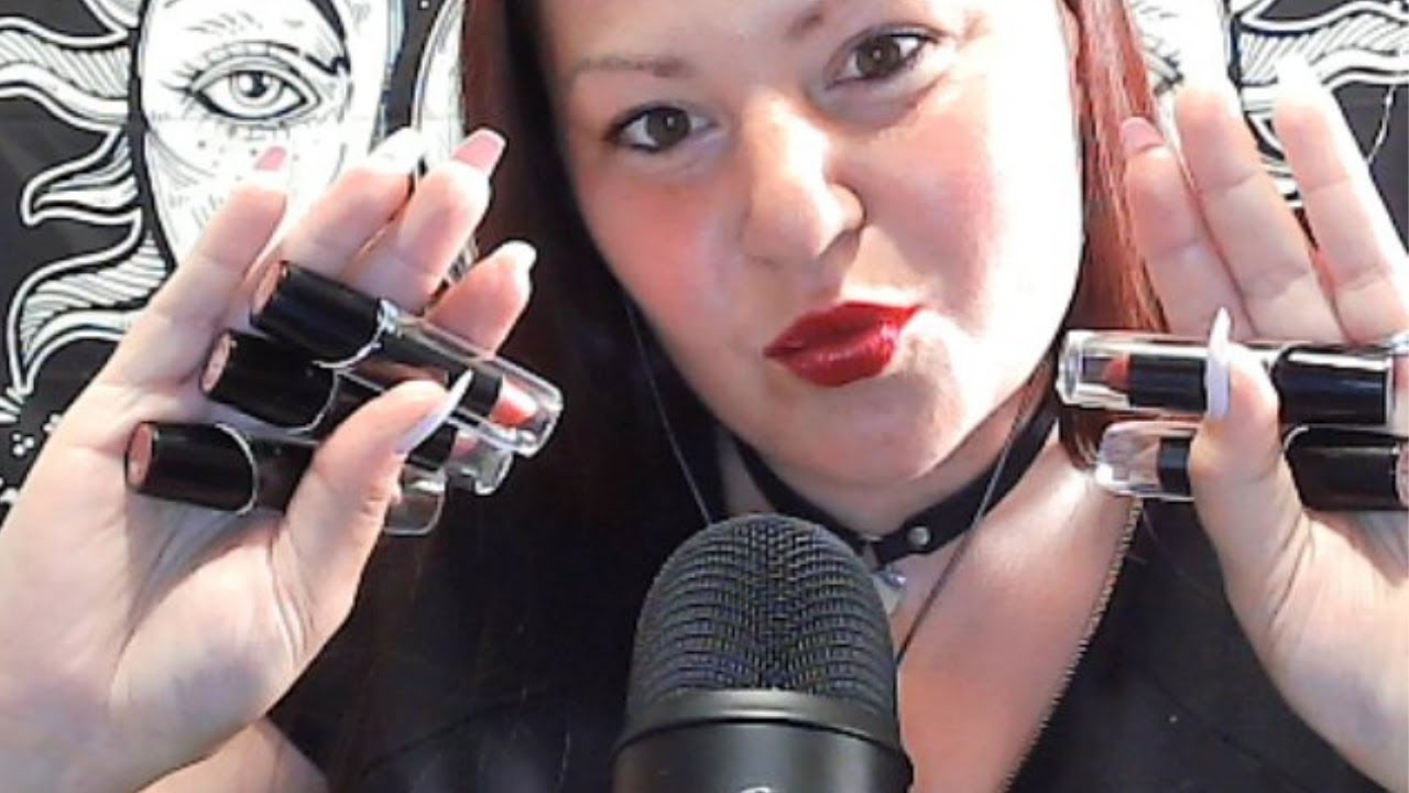 ASMR Lipstick Try On Haul (Tingly Mouth Sounds)