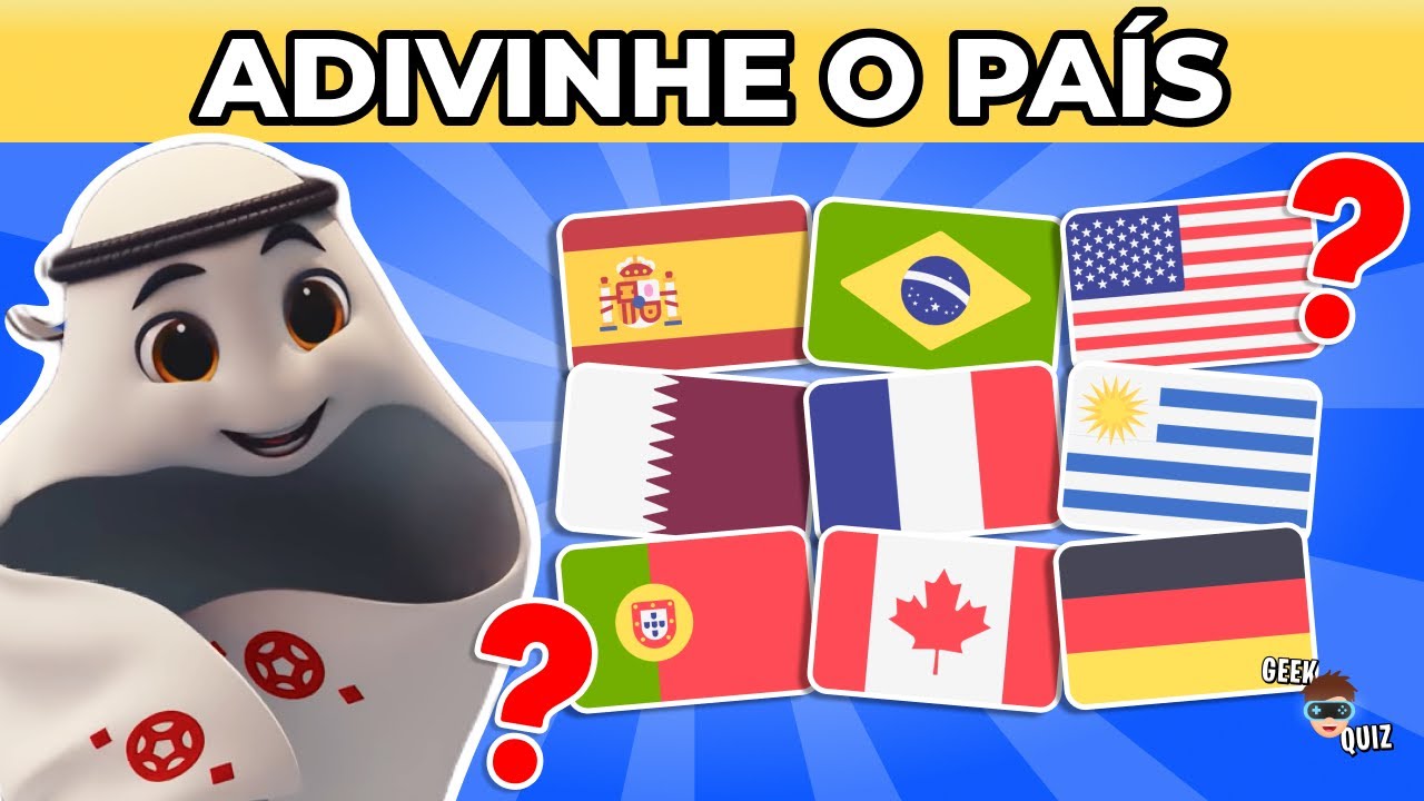 Você manja das bandeiras dos países da Copa do Mundo?