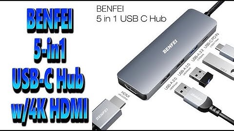 BENFEI 5 in1 USB C Hub wHDMI