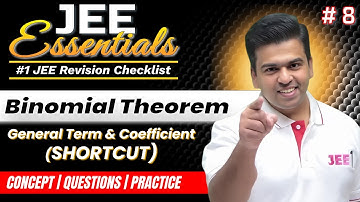 JEE Essentials: Binomial Theorem -General Term & Coefficient Shortcut | Revision Checklist #jee2025
