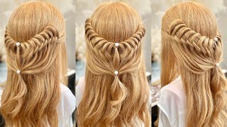 Waterfall Braid Hairstyle | Teenagers Popular Hairstyle | Amazing Waterfall Hairstyle for Long Hair