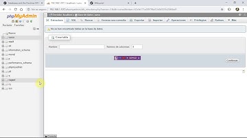 Como crear base de datos con Symfony