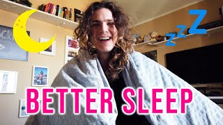 I Tried a Weighted Blanket To Improve My Sleep 💤