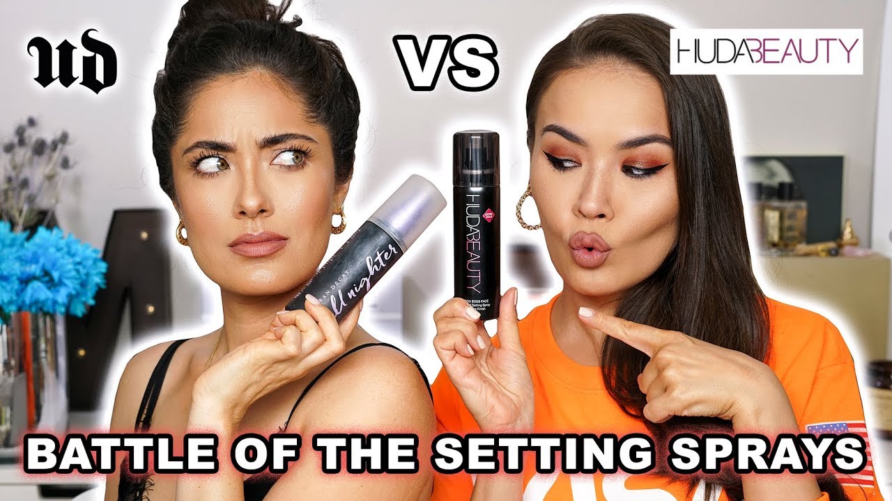 huda beauty makeup setting spray