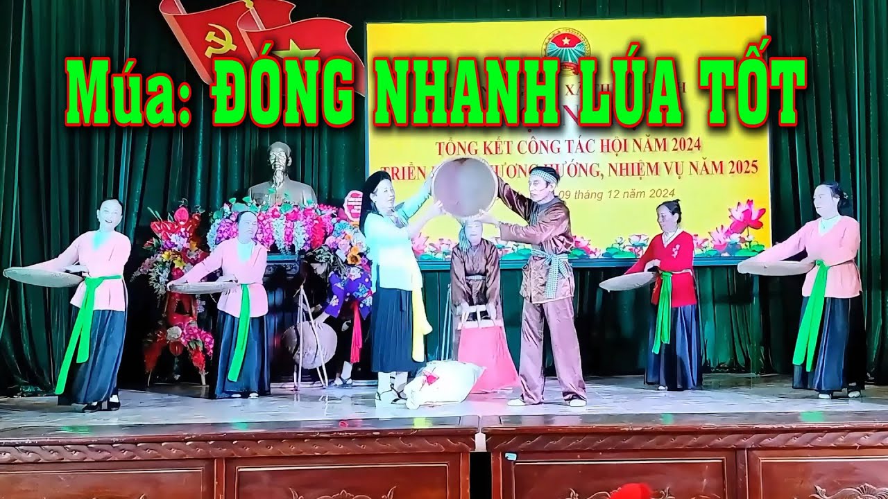 Múa ĐÓNG NHANH LÚA TỐT | Nông dân khu 2 thôn Hòe Nha xã Thụy Chính