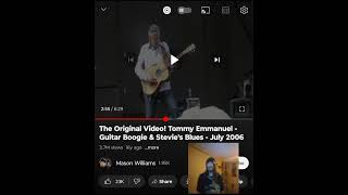 TOMMY EMMANUEL-GUITAR BOOGIE/STEVIE BLUES HE HAS AMAZING TECHNIQUE 💜🖤INDEPENDENT ARTIST REACTS