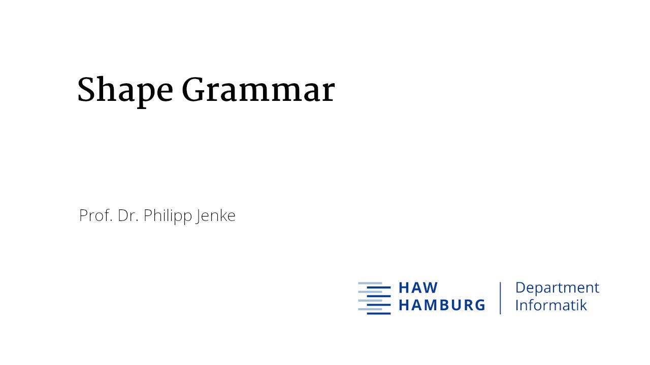 Shape Grammar - YouTube