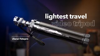 Lightest Travel Video Tripod.. Ulanzi F38 Fotopro Air III