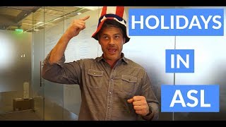 MUST KNOW Signs for Holidays in ASL