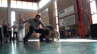 Contact dance with Javier and Linda