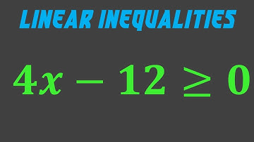 Ex 3 | Linear Inequalities | Linear Inequations In One Variable