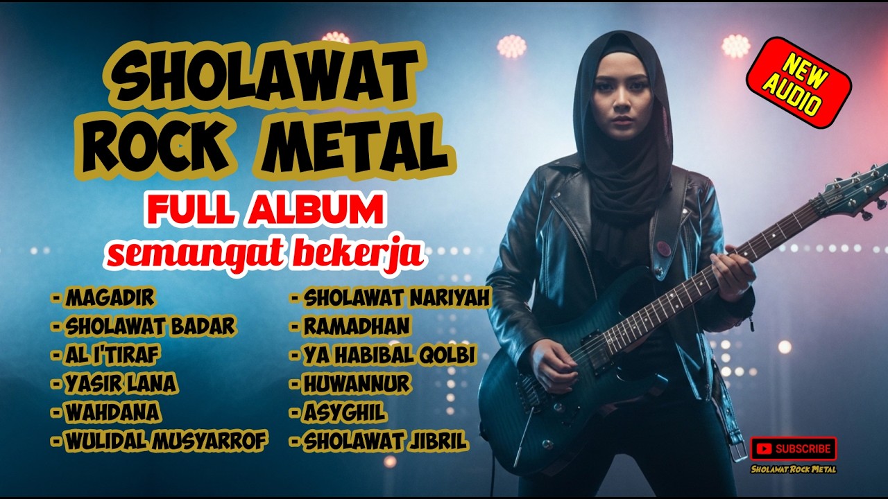 SHOLAWAT COVER ROCK METAL - Full Abum - Semangat Bekerja - Salam Rocker Metalhead