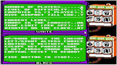 Apple II Longplay - Spy Vs Spy Part.2