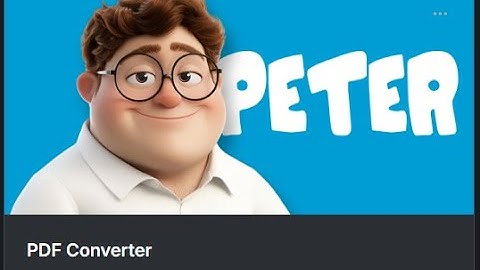 Meet Peter: Convert Your PDFs Instantly! | PDF Magic with Peter