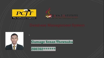 Java Institute |DBMS | Question Set - 27